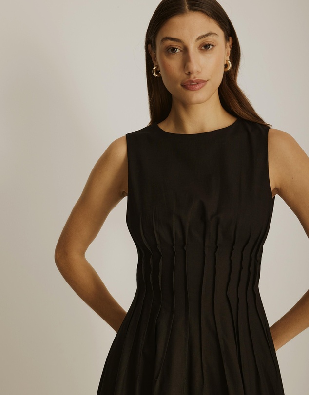 Atmos&Here - Anna Pintuck Maxi Dress