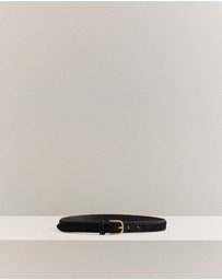 Trenery - Corra Pony Hair Belt in Black