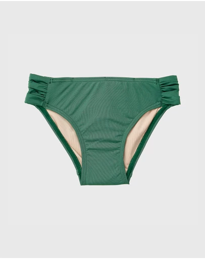 Aqua Blu Kids - Stepping Stones Gathered Side Briefs - Kids