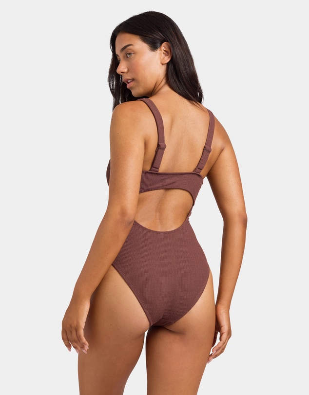 Roxy - Womens Roxy Love V Neck One Piece Swimsuit