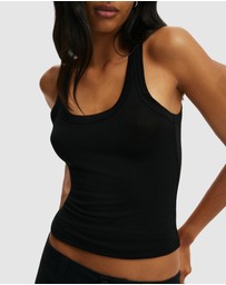 Cotton On - Sheer Layer Scoop Tank