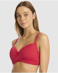 Sea Level Australia - Essentials Cross Front Moulded Underwire Bra