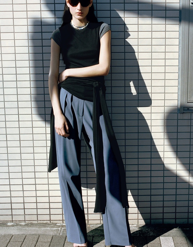 M.N.G - Straight Wool Suit Trousers