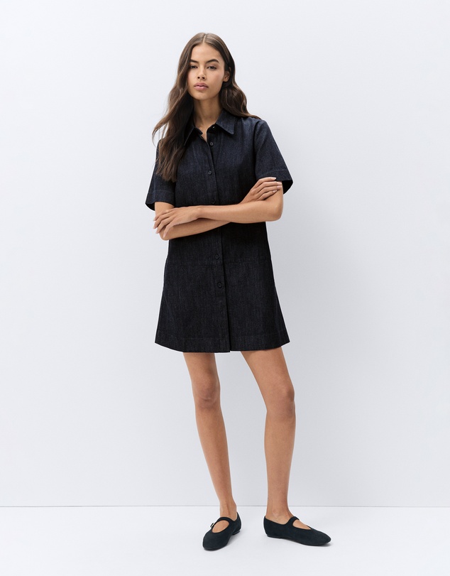 UNISON - Denim Button Through Dress