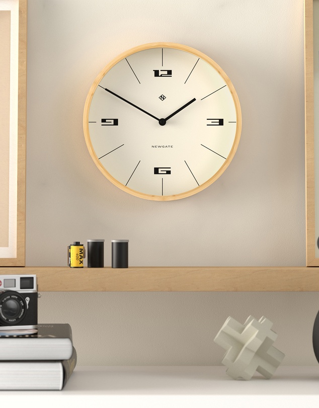 Newgate - Newgate Bali Wall Clock - Hovercraft Dial
