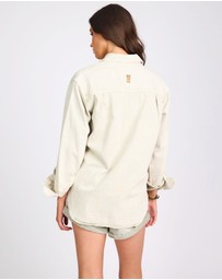 ONE TEASPOON - Everyday Denim Shirt - Antique White