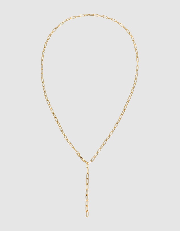 Elli Jewelry - Y-Necklace in Gold-Plated 925 Silver