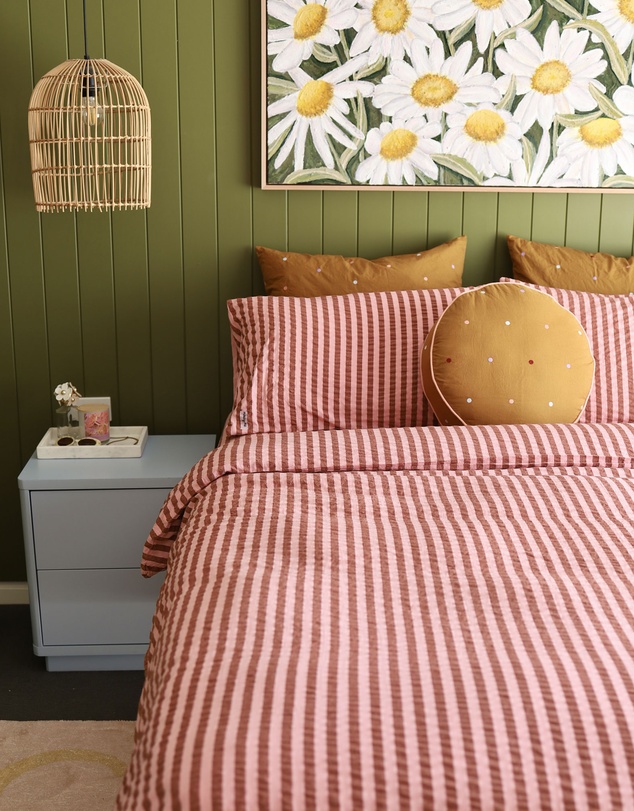 Mosey Me - Sundae Seersucker Quilt Cover