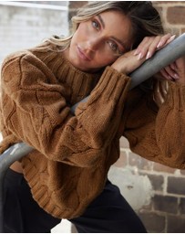 Esther & Co - Hadi Knit - Cinnamon