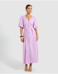 Pasduchas - Vera Button Midi Dress