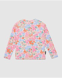 Crywolf - LONG SLEEVE RASH VEST Berry Garden