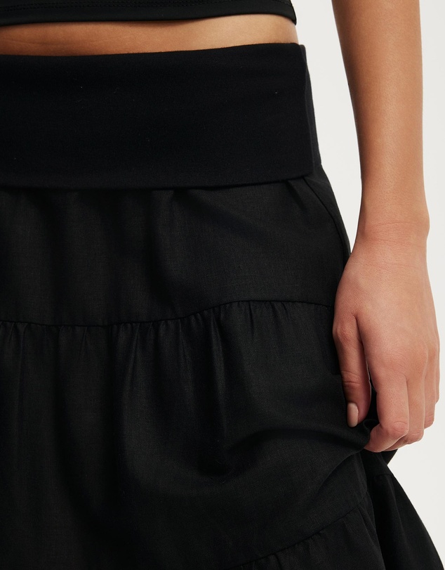 Cotton On - Haven Fold Over Midi Skirt
