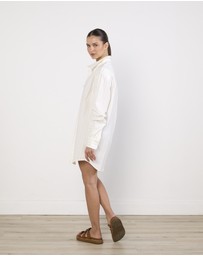 Cirkular - Pre-Loved - Luuda Pinstriped Shirt Dress