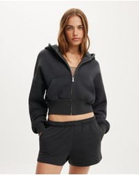 Cotton On - Oversized Zip Through Hoodie