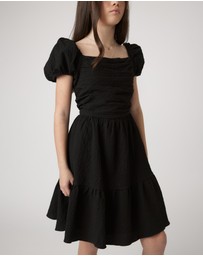 Decjuba Kids - Evie Textured Mini Dress - Teens