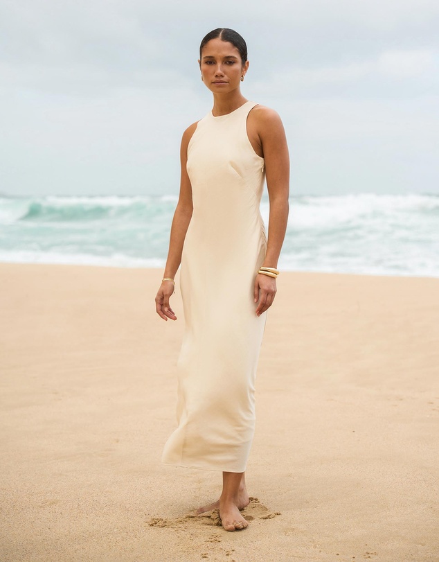 Forcast - Aiya Bias Midi Dress