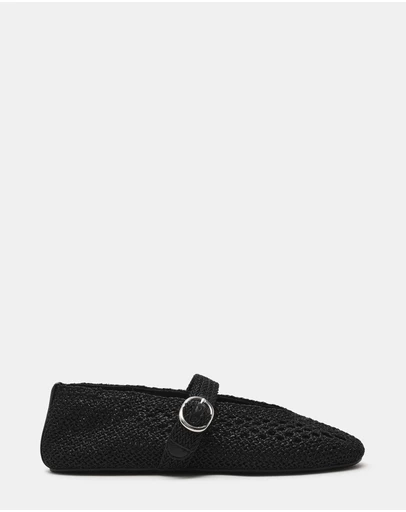 Steve Madden - Alara Black Flats