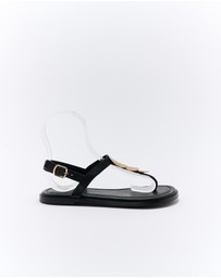 Walnut Melbourne - Roxie Leather Sandal