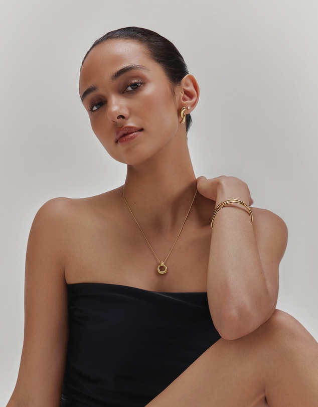 Ania Haie - Gold Twist Stud Earrings
