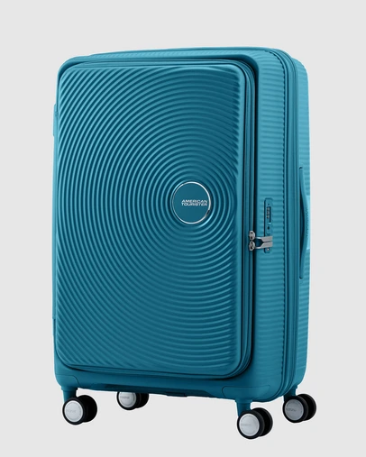 American Tourister - Curio Book Opening Check-In Large 75cm Suitcase Expandable