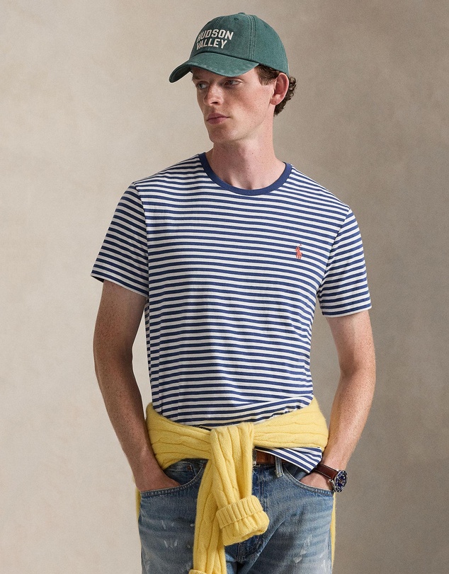 Polo Ralph Lauren - Custom Slim Fit Striped Jersey T-Shirt