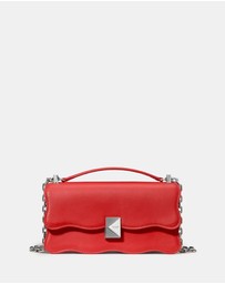 Kate Spade - Deco Wavy Smooth Leather Mini Convertible Shoulder
