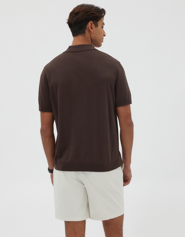 AERE - Linen Blend Knit Shirt
