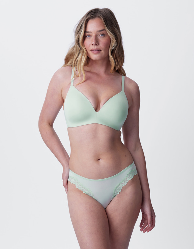 Bras N Things - Nkd Lightly Lined Wirefree Bra - Mint Green
