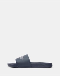 Tommy Hilfiger - Raised Embroidery Pool Slides - Men's