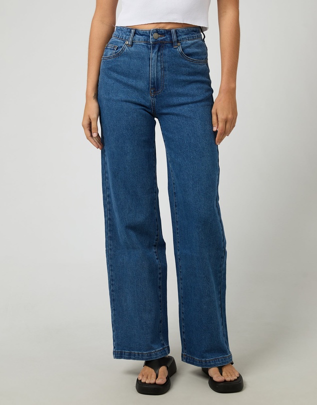All About Eve - Jacqui Wide Leg Heritage Blue