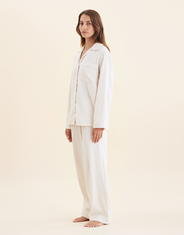 Papinelle - Super Soft Brushed Herringbone PJ