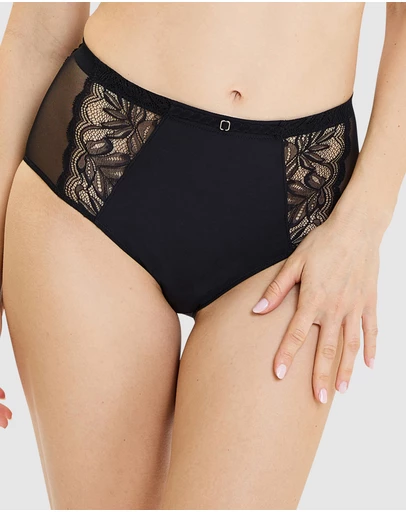Sans Complexe - Suzan Lace & Microfiber High Waist Brief