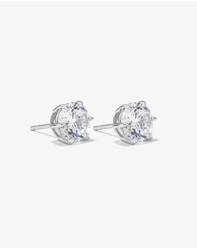 Michael Hill - 9.5mm Round Brilliant Cubic Zirconia Stud Earrings in Sterling Silver