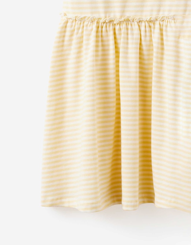 Cotton On Kids - Boat Neck Frill Short Sleeve Dress