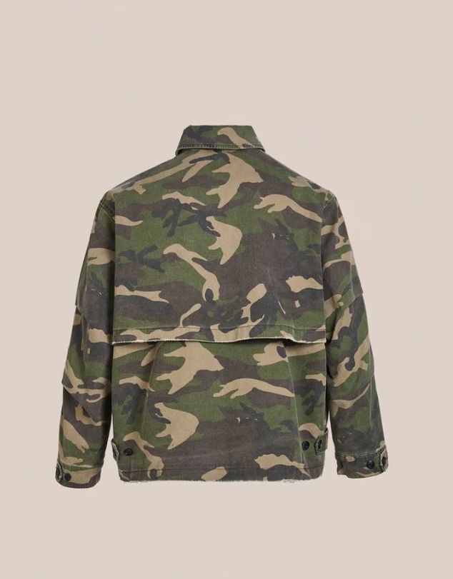 Found - Camouflage Twill Utility Cargo Jacket
