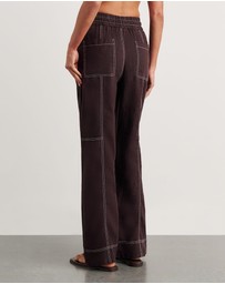 Jag - Sabine Linen Relaxed Leg Pant
