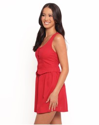Petal & Pup - Milani Mini Dress - Red