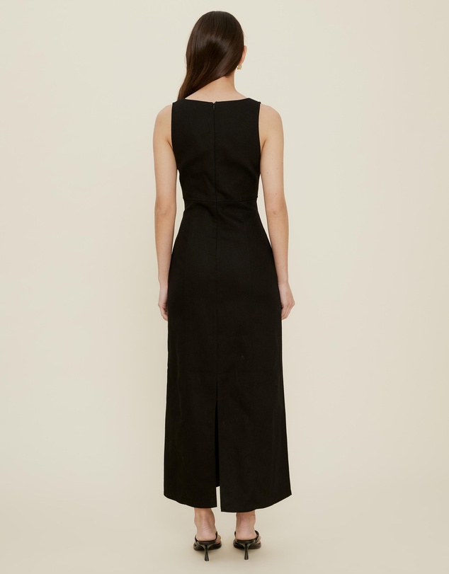 The Fated - Gracie Twill Midi Dress