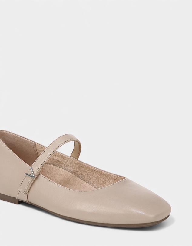 Vionic - Alameda Mary-Jane Flat - Oatmeal