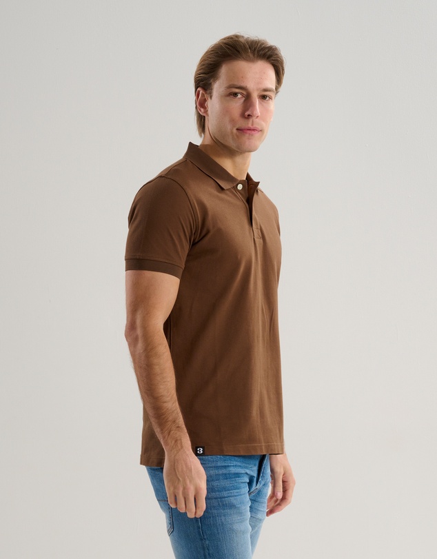 3 Wise Men - 3 Wise Men Portland Polo Shirt - Chocolate