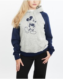 Vintage by The Real Deal - Pre Loved - Vintage 80s Disney Mickey Mouse Hooded Sweatshirt