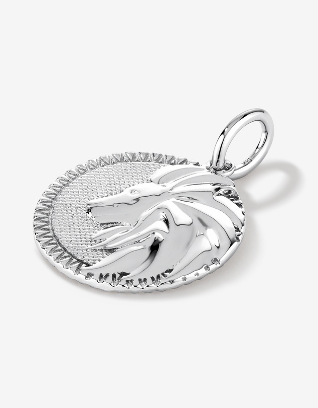 Michael Hill - Diamond Accent Leo Zodiac Pendant in Sterling Silver