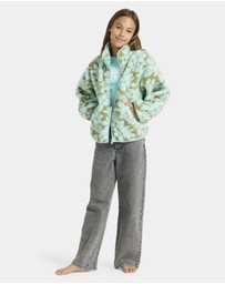 Roxy - Girls 4 to 16 Like Electricity Fleece Jacket
