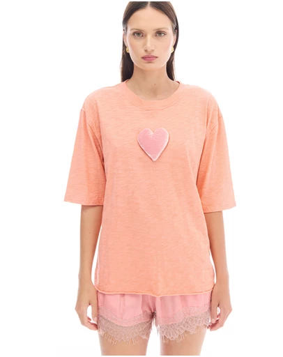 THE TALES - We Love Velvet Heart Street Tee