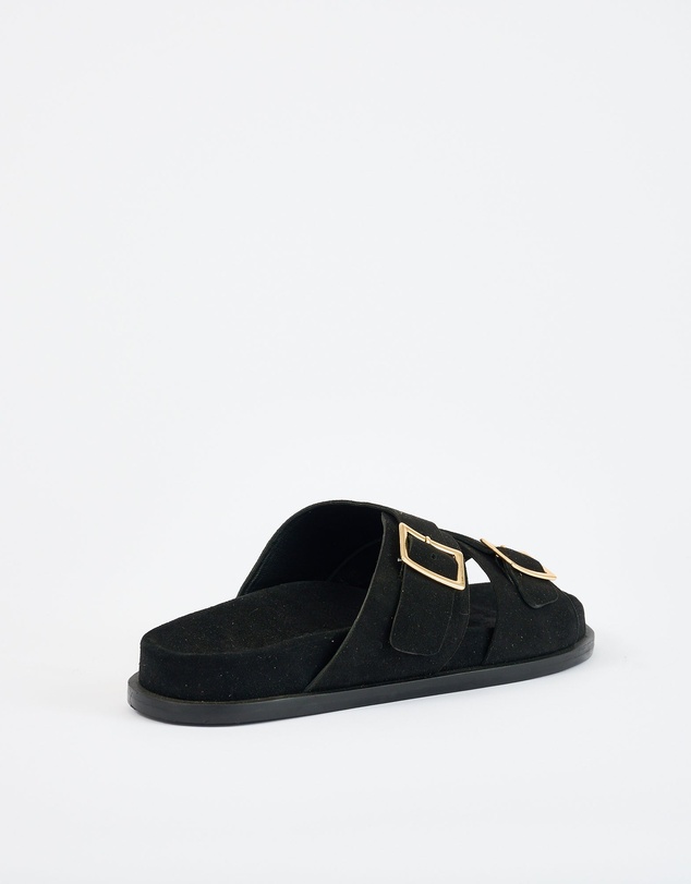 Sol Sana - Sato Footbed Black Suede