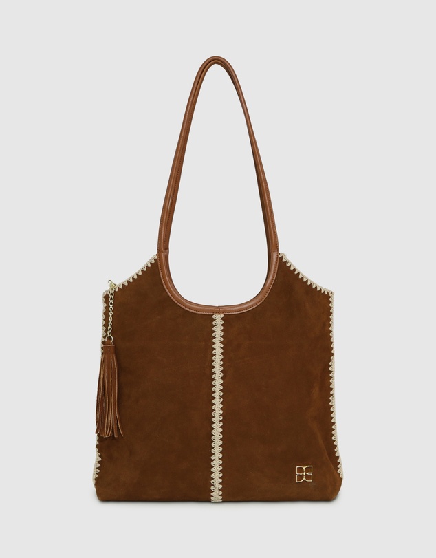 Belle & Bloom - Back To Friends Suede Shopper