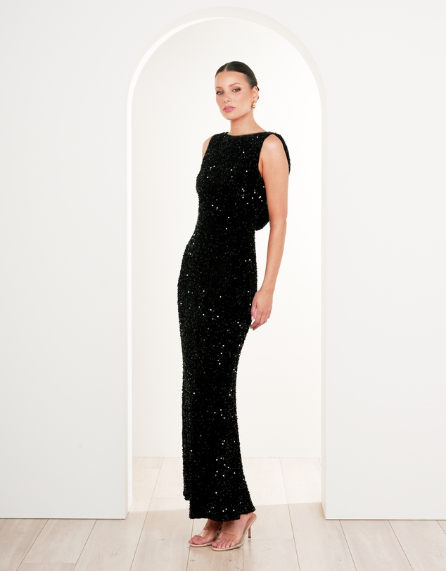 Pilgrim - Zanthe Boat Neck Gown
