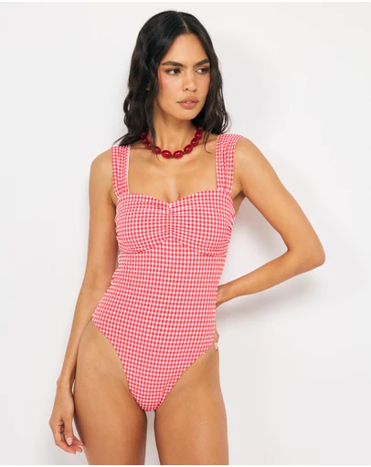 AERE - Isla Ruched Bust Swimsuit