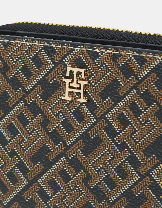 Tommy Hilfiger - TH Icon Medium Zip-Around Wallet with Flap Mono Print