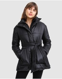 Belle & Bloom - Moonrise Belted Puffer Jacket
